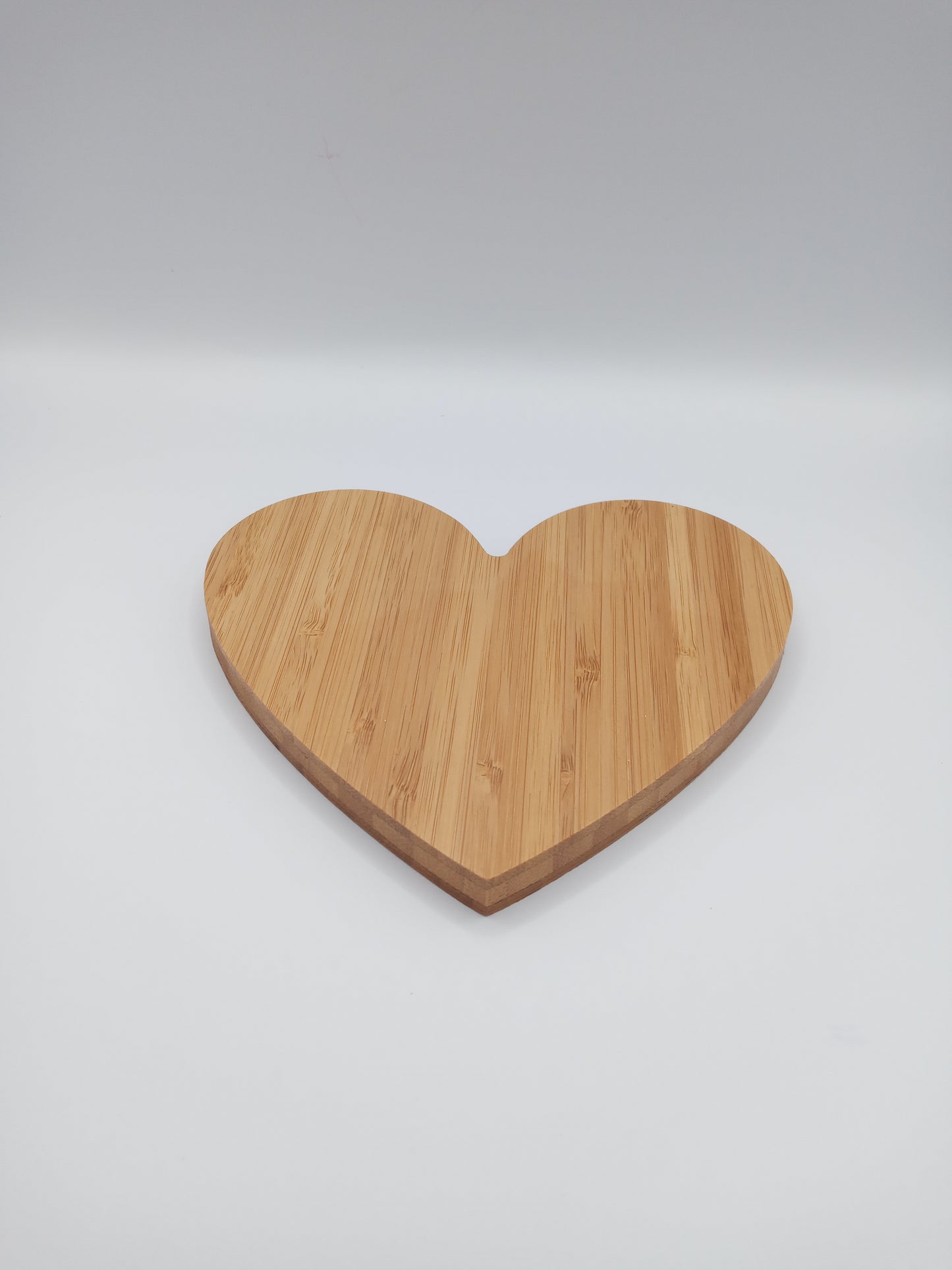 Bamboo Heart Shaped  Hot Pot Trivet