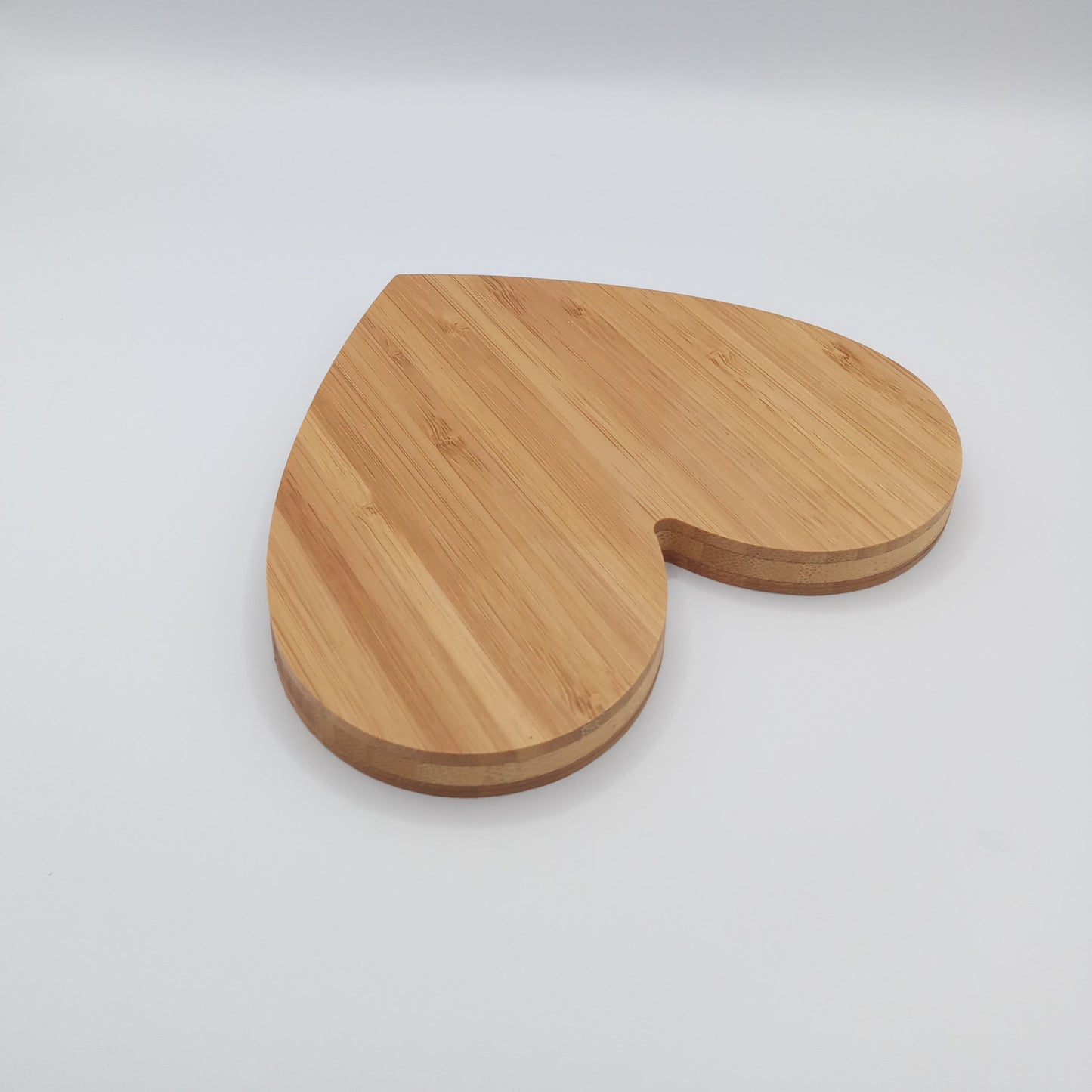 Bamboo Heart Shaped  Hot Pot Trivet